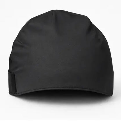 Velcro Patka - Silk Lined Head Covering (Black) - Front View - Base Patka