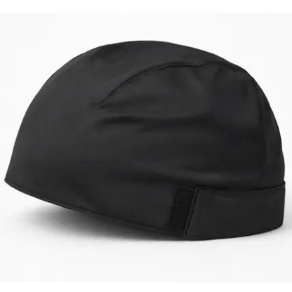 Velcro Patka - Silk Lined Head Covering (Black) - 3/4 View - Base Patka